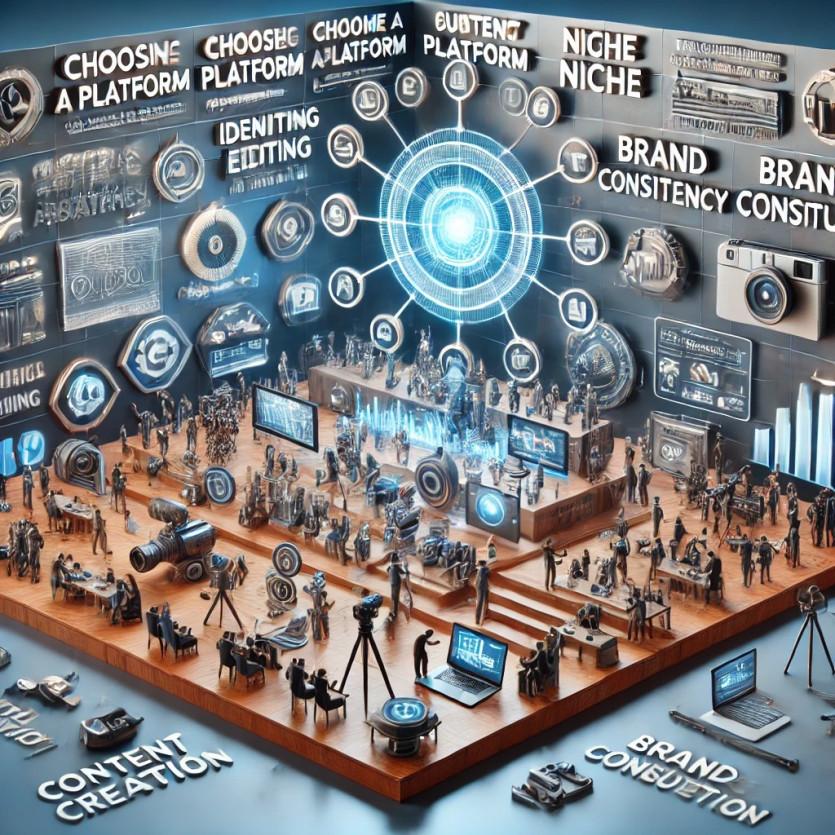 콘텐츠 크리에이터 되기: 성공적인 콘텐츠 제작과 브랜드 구축 전략