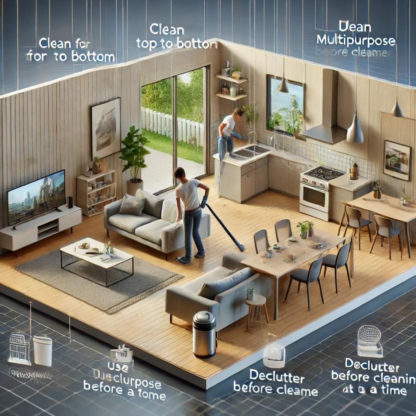 아파트 청소의 효율적인 방법과 꿀팁