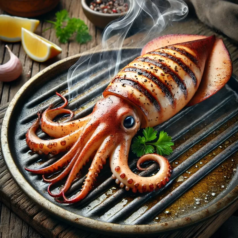 오징어 철판구이 레시피