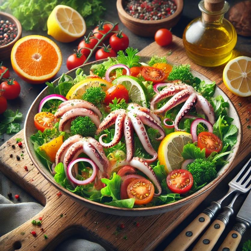 상큼한 오징어 샐러드 만들기: 맛과 건강을 동시에